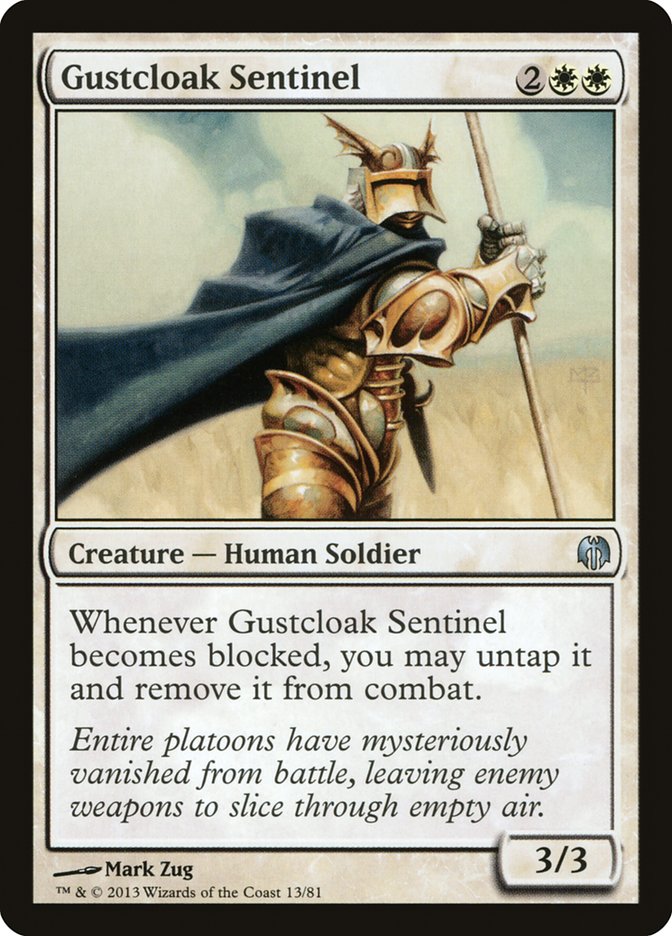Gustcloak Sentinel [Duel Decks: Heroes vs. Monsters] | Gate City Games LLC