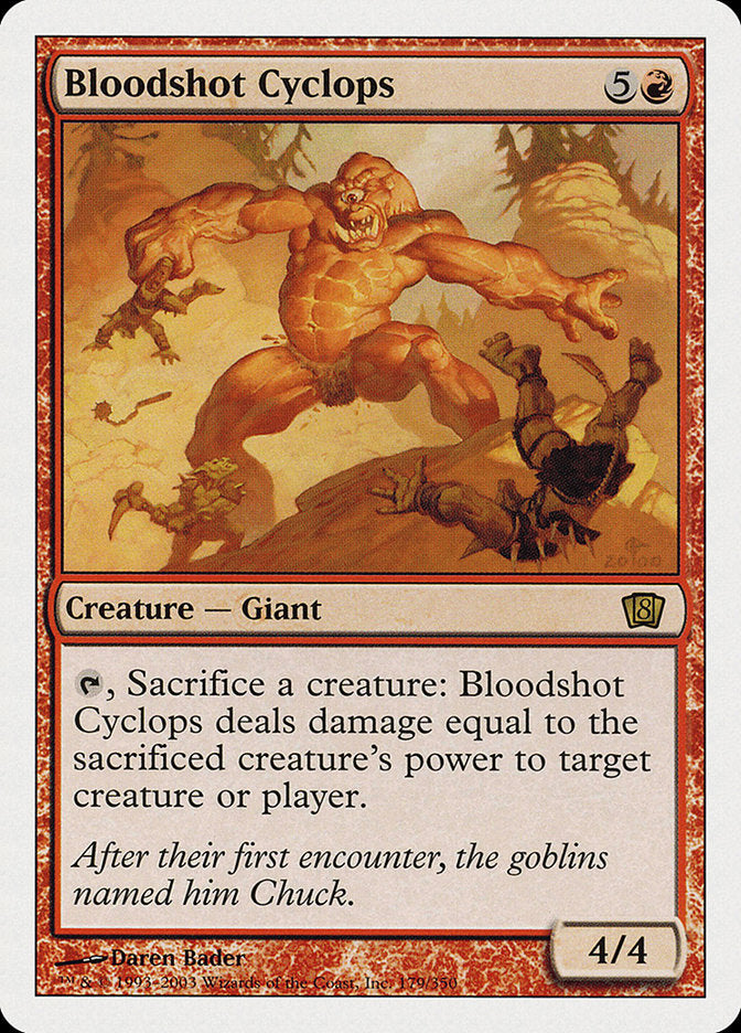 Bloodshot Cyclops [Eighth Edition] | Gate City Games LLC