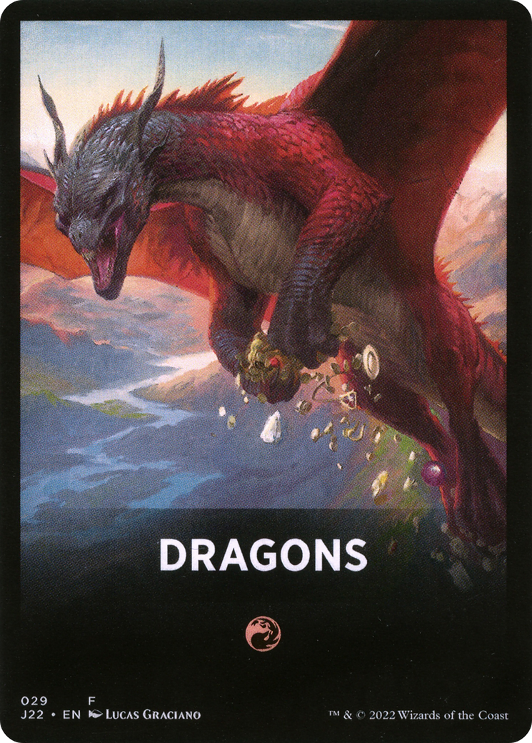 Dragons Theme Card [Jumpstart 2022 Front Cards] | Gate City Games LLC