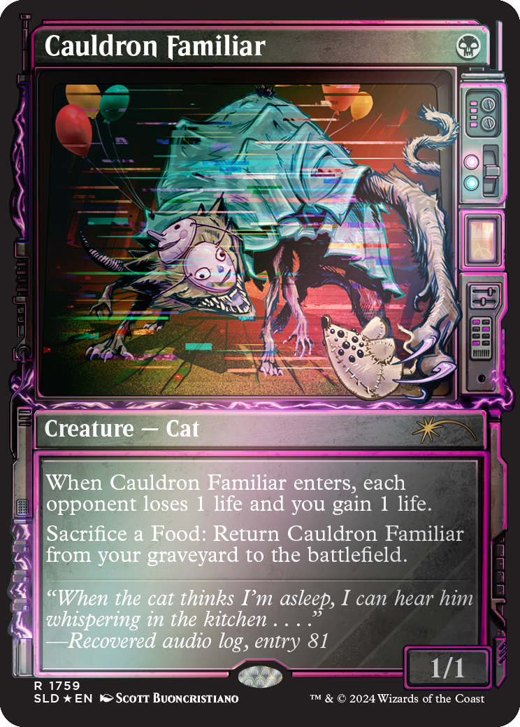 Cauldron Familiar (Rainbow Foil) [Secret Lair Drop Series] | Gate City Games LLC