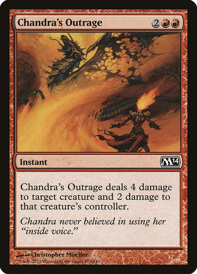 Chandra's Outrage [Magic 2014] | Gate City Games LLC