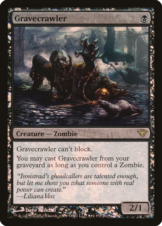 Gravecrawler (Buy-A-Box) [Dark Ascension Promos] | Gate City Games LLC