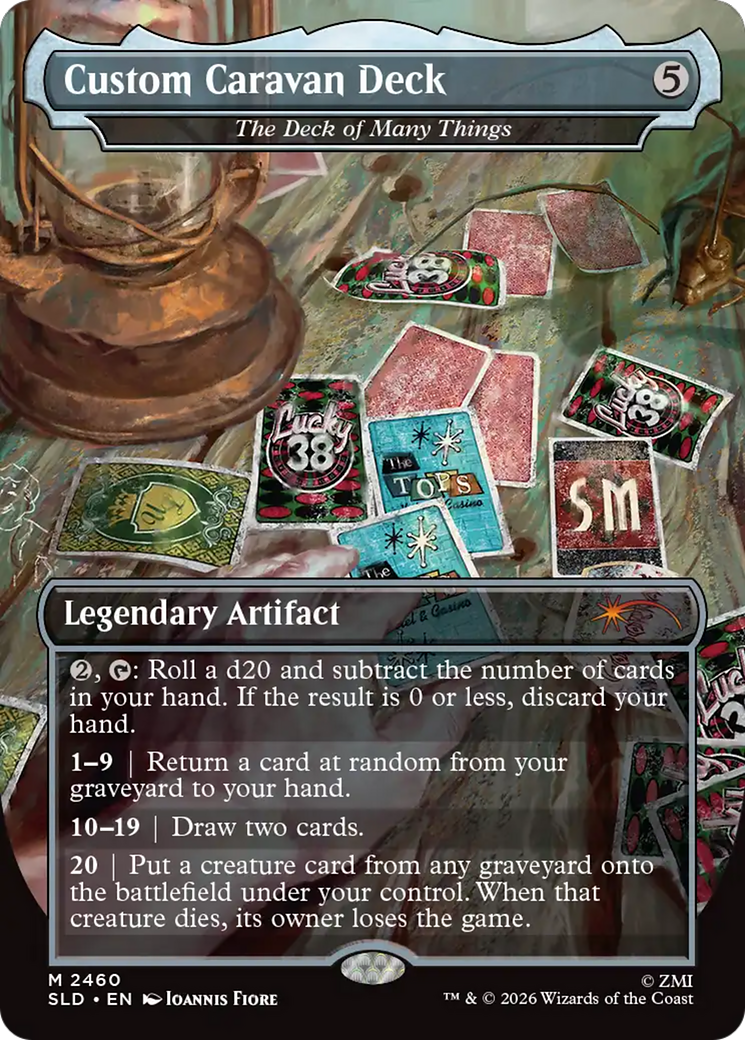 Custom Caravan Deck - The Deck of Many Things [Secret Lair Drop Series] | Gate City Games LLC