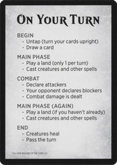 Rules Card [War of the Spark Tokens] | Gate City Games LLC