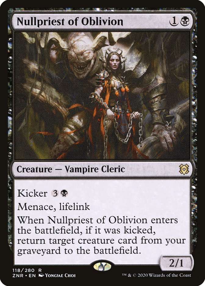 Nullpriest of Oblivion [Zendikar Rising] | Gate City Games LLC