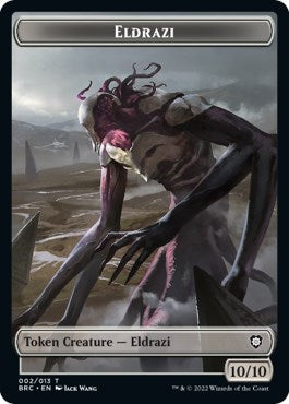 Servo // Eldrazi Double-Sided Token [The Brothers' War Commander Tokens] | Gate City Games LLC