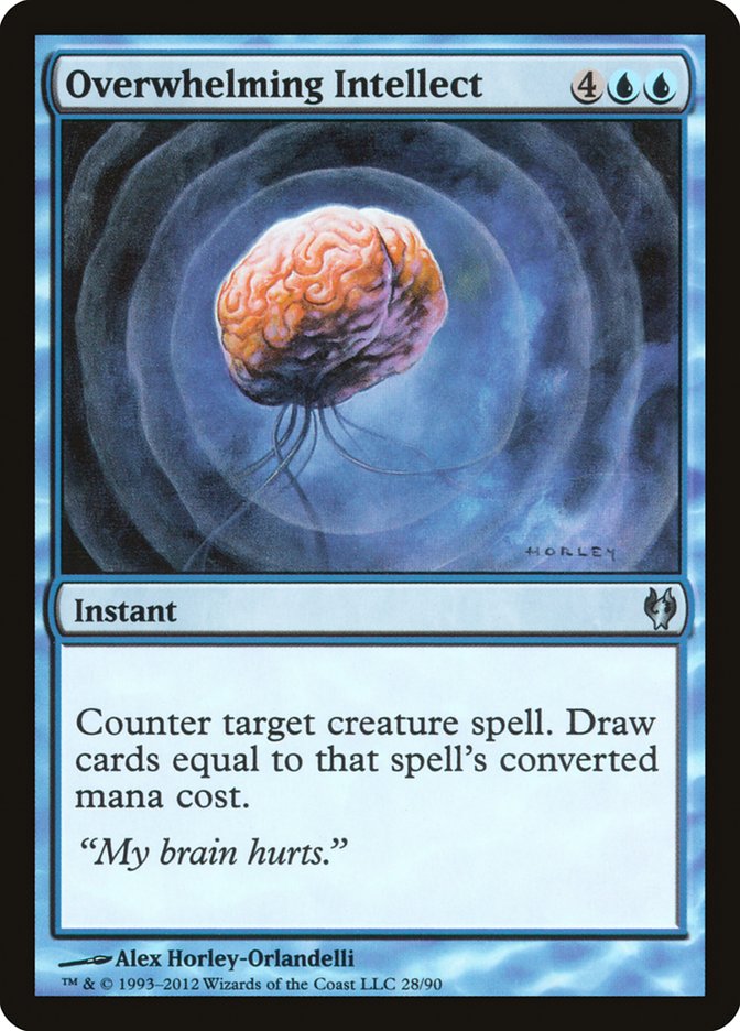 Overwhelming Intellect [Duel Decks: Izzet vs. Golgari] | Gate City Games LLC