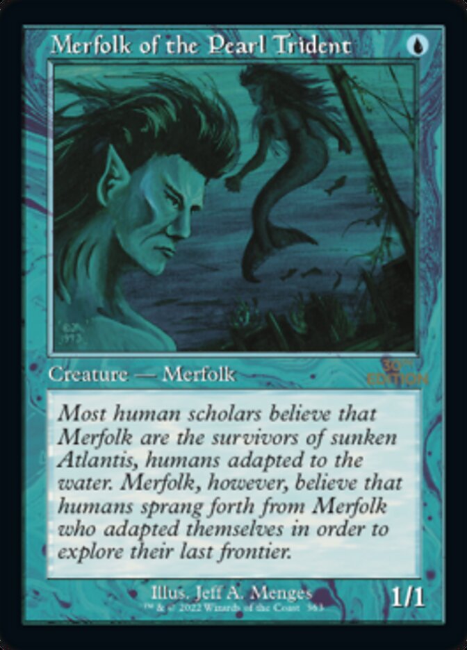 Merfolk of the Pearl Trident (Retro) [30th Anniversary Edition] | Gate City Games LLC