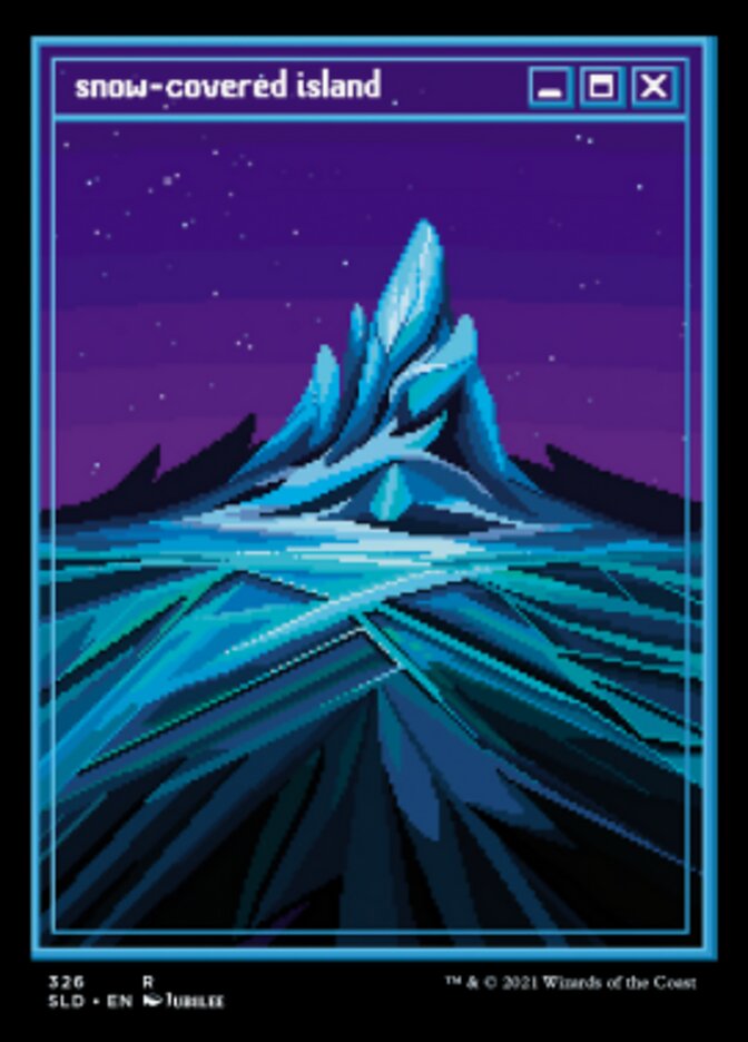 Snow-Covered Island (Foil Etched) [Secret Lair Drop Series] | Gate City Games LLC