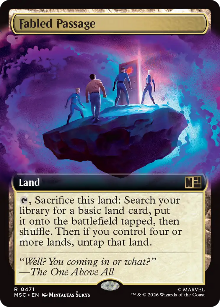 Fabled Passage (Extended Art) [Marvel Super Heroes Commander] | Gate City Games LLC