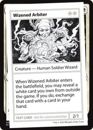 Wizened Arbiter (2021 Edition) [Mystery Booster Playtest Cards] | Gate City Games LLC