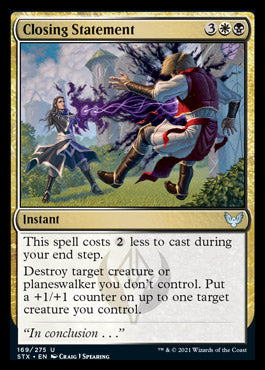 Closing Statement [Strixhaven: School of Mages] | Gate City Games LLC