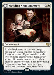 Wedding Announcement // Wedding Festivity [Innistrad: Crimson Vow] | Gate City Games LLC