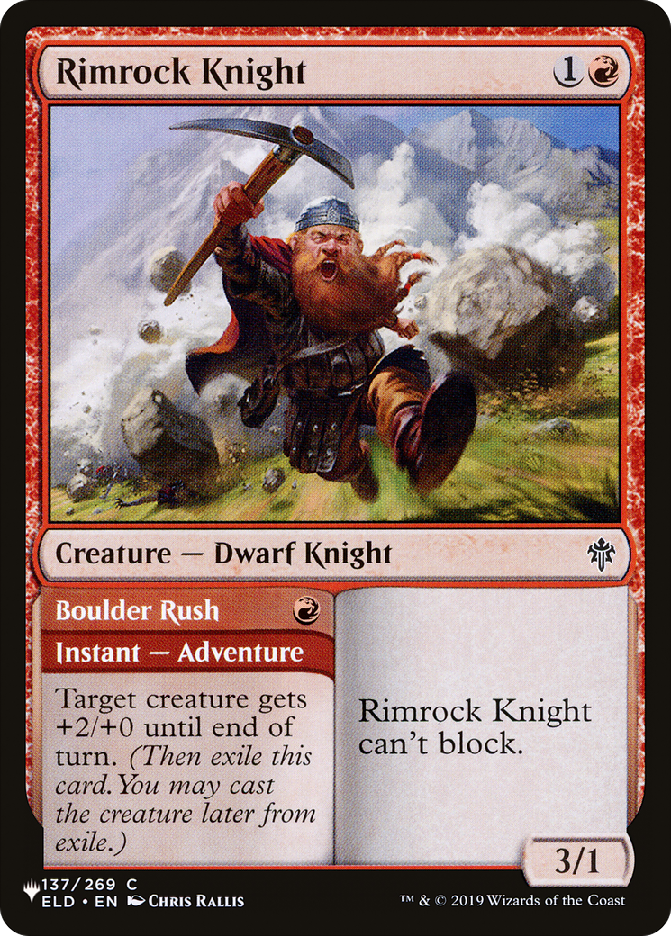 Rimrock Knight [The List] | Gate City Games LLC