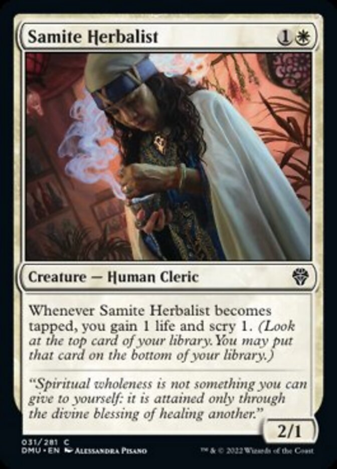 Samite Herbalist [Dominaria United] | Gate City Games LLC