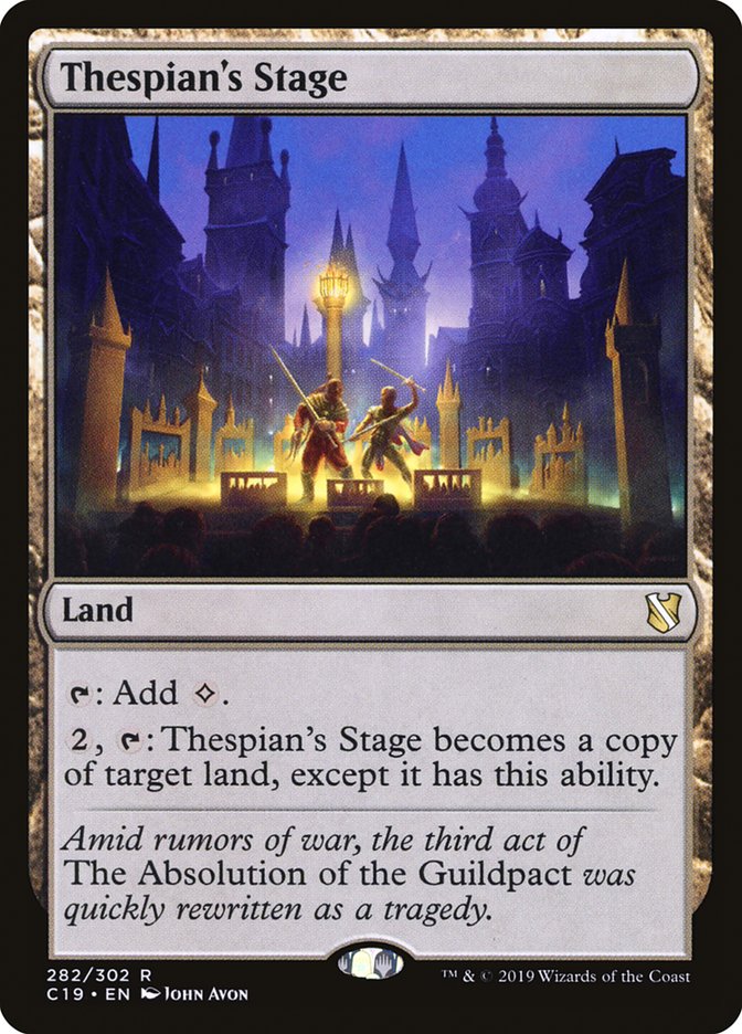 Thespian's Stage [Commander 2019] | Gate City Games LLC