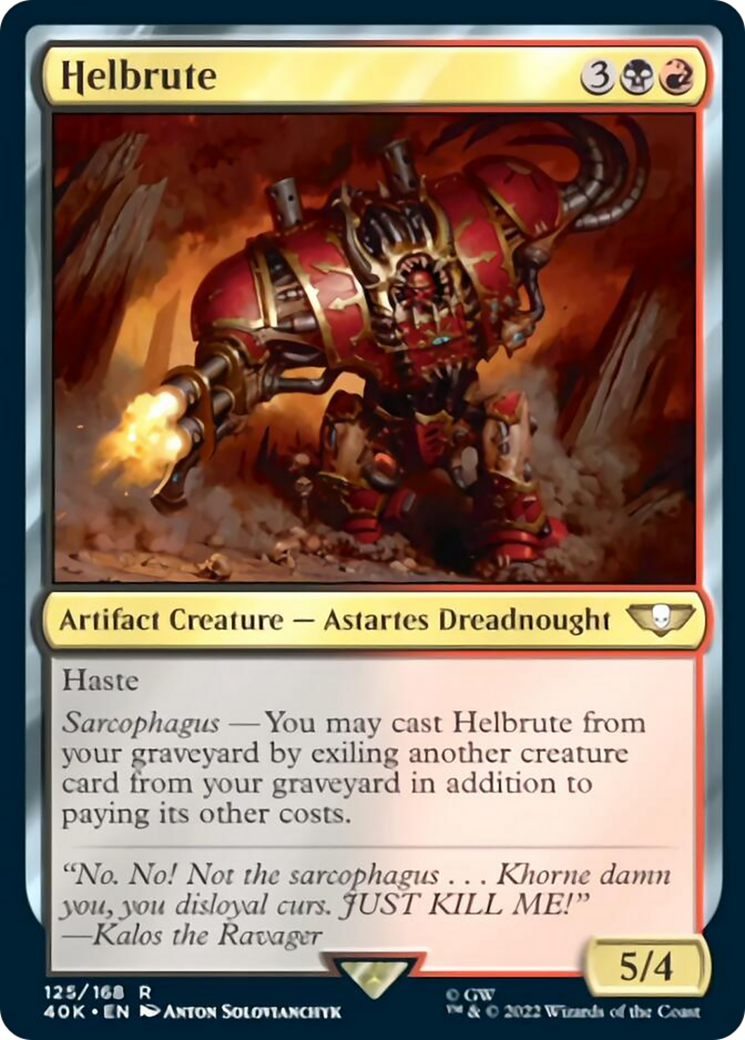 Helbrute (Surge Foil) [Warhammer 40,000] | Gate City Games LLC