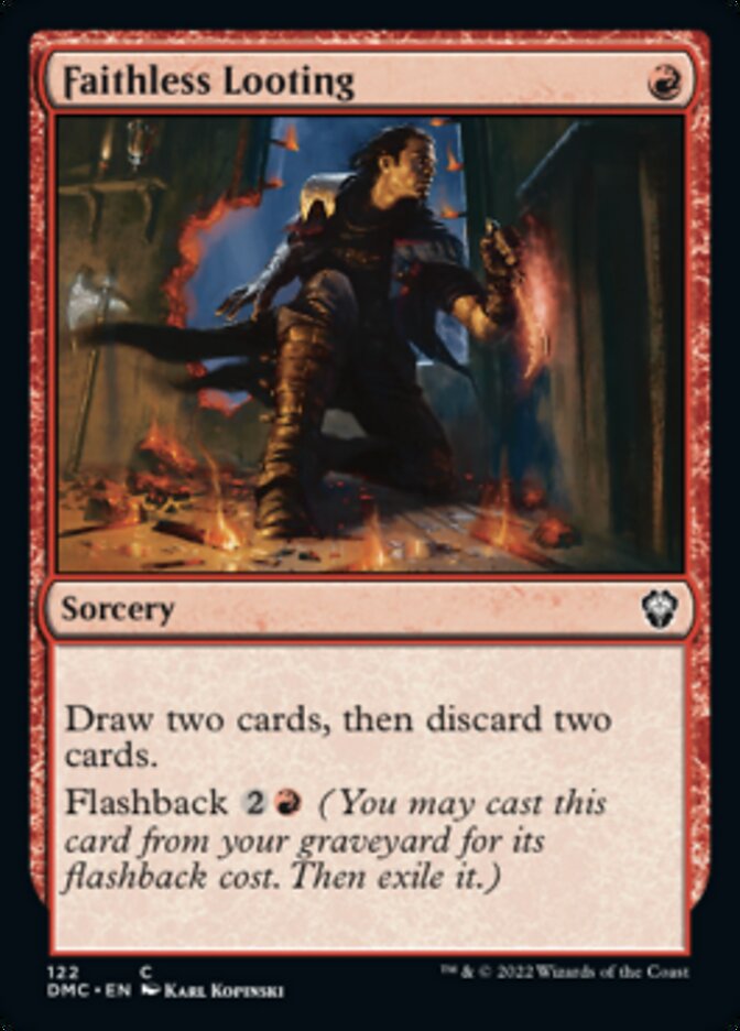 Faithless Looting [Dominaria United Commander] | Gate City Games LLC