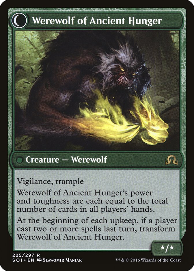 Sage of Ancient Lore // Werewolf of Ancient Hunger [Shadows over Innistrad] | Gate City Games LLC