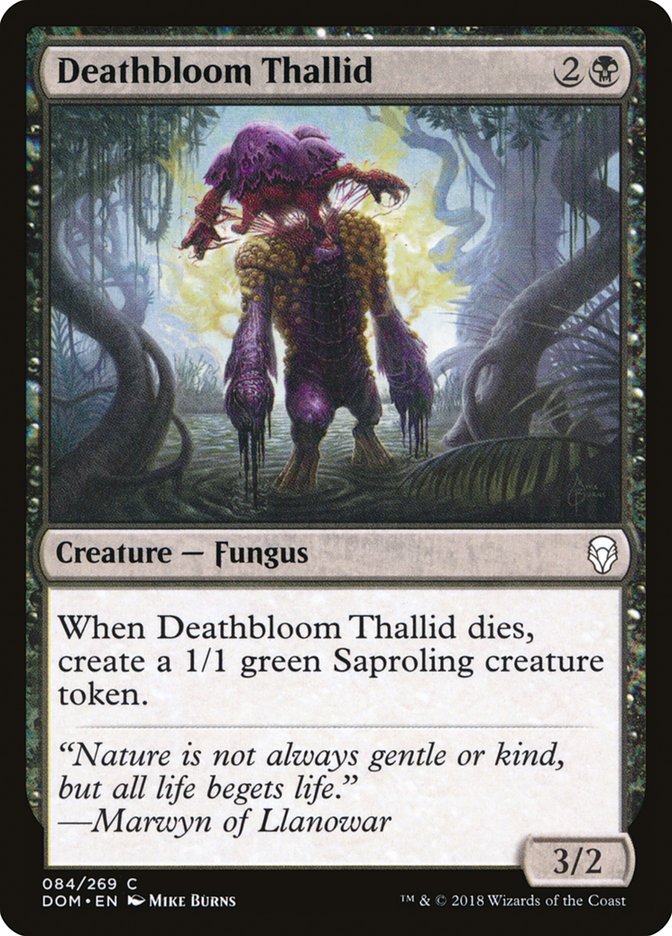 Deathbloom Thallid [Dominaria] | Gate City Games LLC
