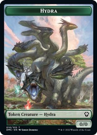 Snake // Hydra Double-Sided Token [Dominaria United Commander Tokens] | Gate City Games LLC