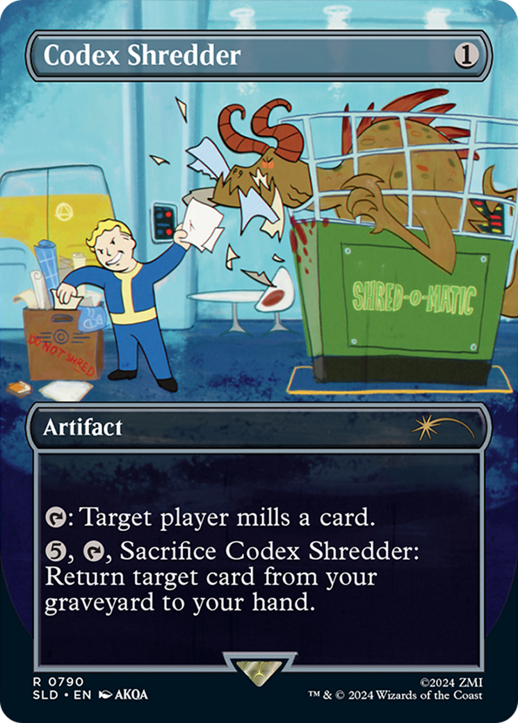 Codex Shredder (Rainbow Foil) [Secret Lair Drop Series] | Gate City Games LLC