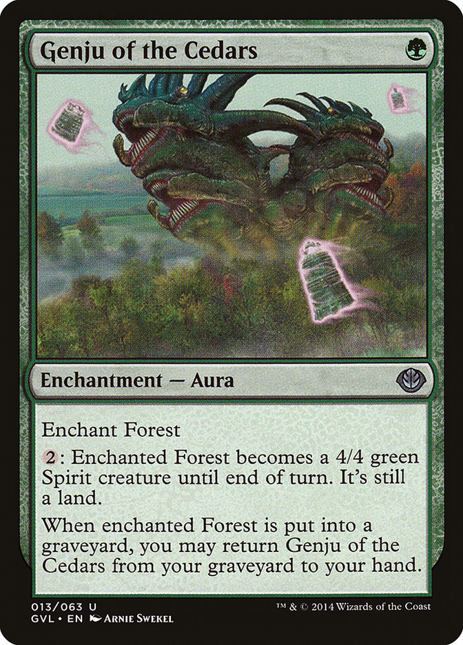 Genju of the Cedars (Garruk vs. Liliana) [Duel Decks Anthology] | Gate City Games LLC