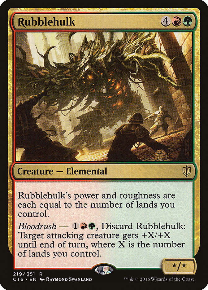 Rubblehulk [Commander 2016] | Gate City Games LLC