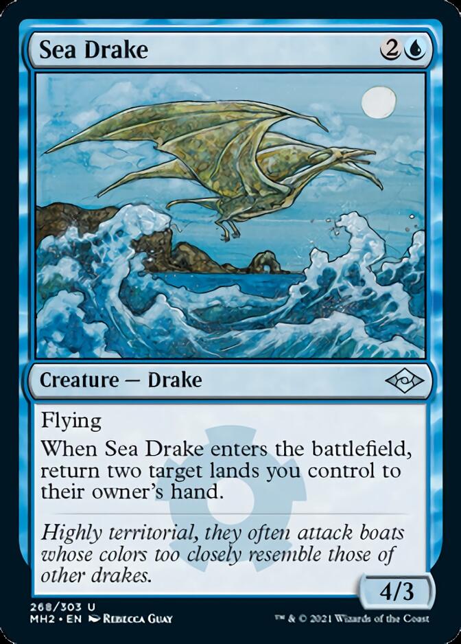 Sea Drake (Foil Etched) [Modern Horizons 2] | Gate City Games LLC