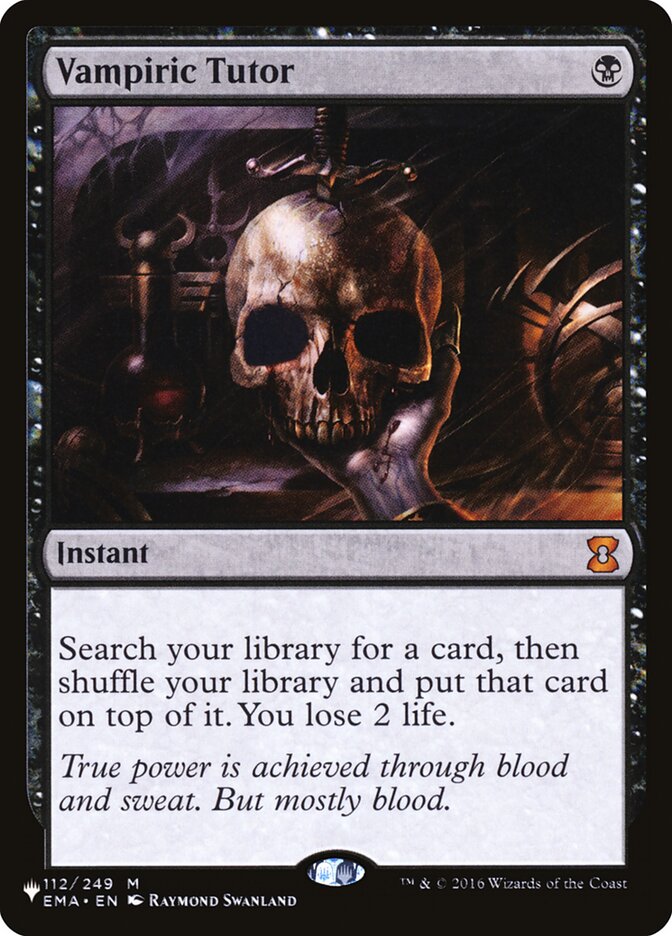 Vampiric Tutor [The List] | Gate City Games LLC