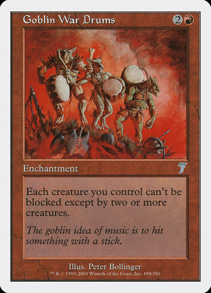 Goblin War Drums [Seventh Edition] | Gate City Games LLC