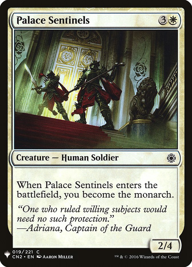 Palace Sentinels [Mystery Booster] | Gate City Games LLC