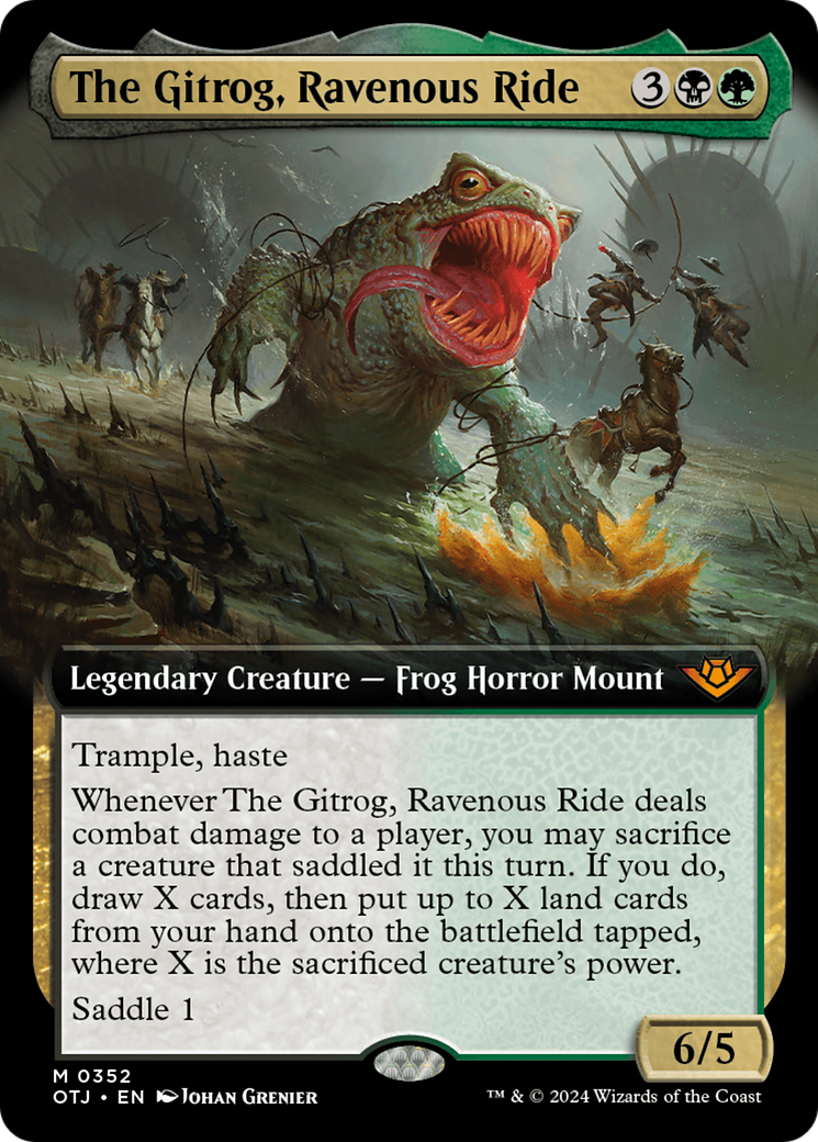 The Gitrog, Ravenous Ride (Extended Art) [Outlaws of Thunder Junction] | Gate City Games LLC