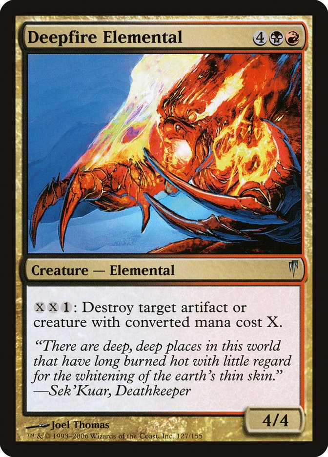 Deepfire Elemental [Coldsnap] | Gate City Games LLC