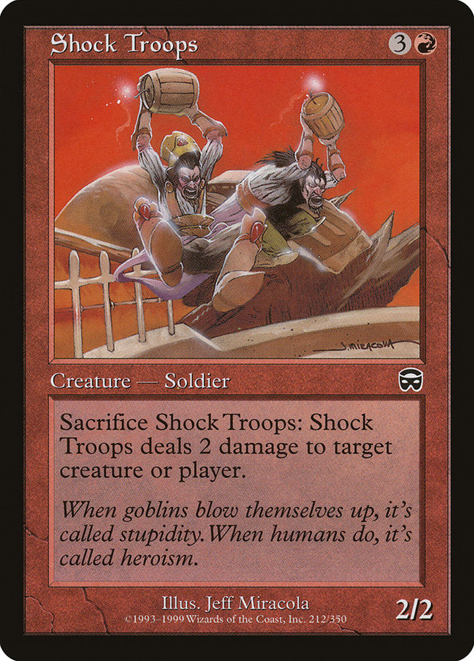 Shock Troops [Mercadian Masques] | Gate City Games LLC