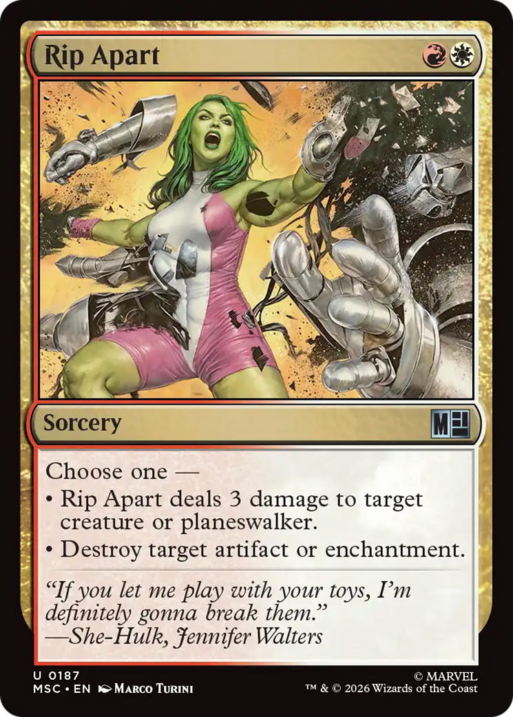 Rip Apart (Surge Foil) [Marvel Super Heroes Commander] | Gate City Games LLC