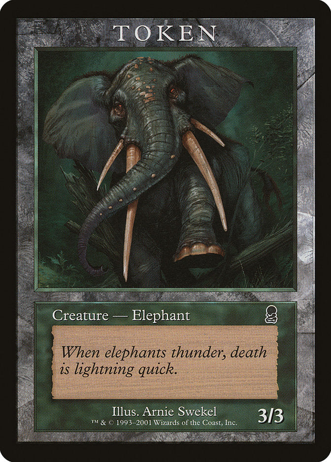 Elephant Token [Magic Player Rewards 2002] | Gate City Games LLC