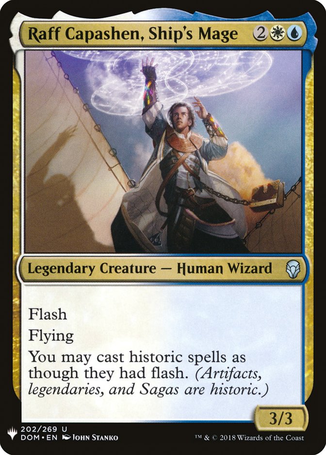 Raff Capashen, Ship's Mage [Mystery Booster] | Gate City Games LLC