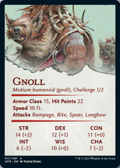 Gnoll Art Card [Dungeons & Dragons: Adventures in the Forgotten Realms Art Series] | Gate City Games LLC