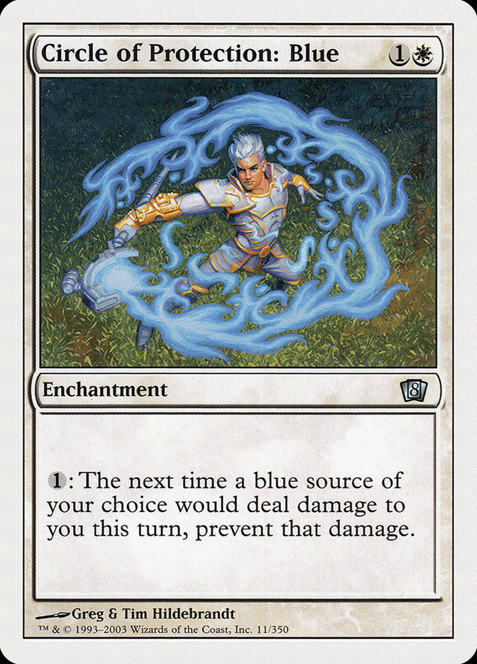 Circle of Protection: Blue [Eighth Edition] | Gate City Games LLC