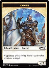 Knight // Zombie Double-Sided Token (Game Night) [Core Set 2019 Tokens] | Gate City Games LLC
