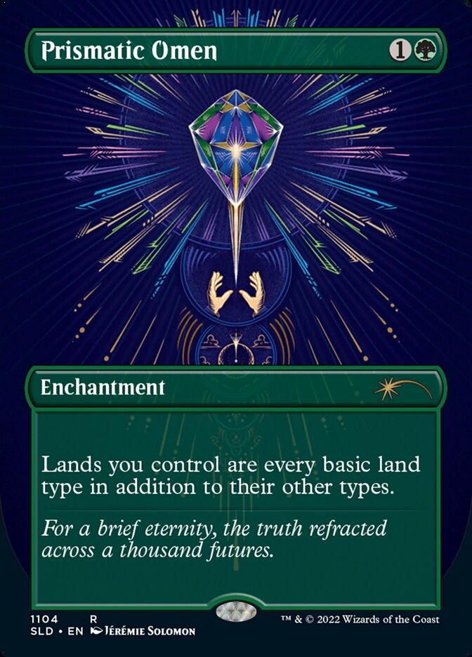 Prismatic Omen (Borderless) [Secret Lair Drop Series] | Gate City Games LLC