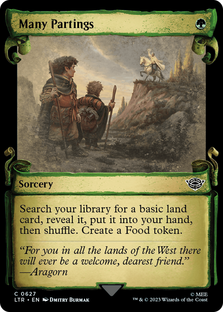 Many Partings [The Lord of the Rings: Tales of Middle-Earth Showcase Scrolls] | Gate City Games LLC