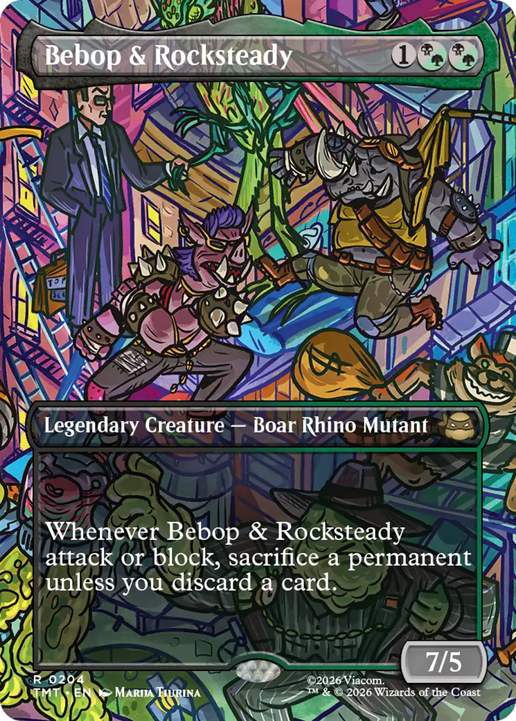 Bebop & Rocksteady (Borderless) [Teenage Mutant Ninja Turtles] | Gate City Games LLC