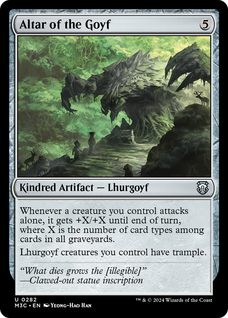 Altar of the Goyf (Ripple Foil) [Modern Horizons 3 Commander] | Gate City Games LLC