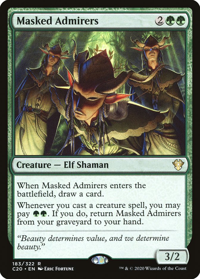 Masked Admirers [Commander 2020] | Gate City Games LLC
