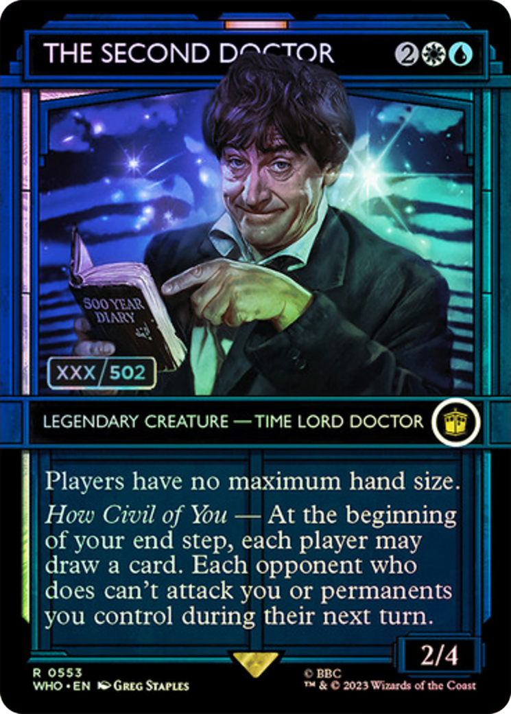 The Second Doctor (Serial Numbered) [Doctor Who] | Gate City Games LLC