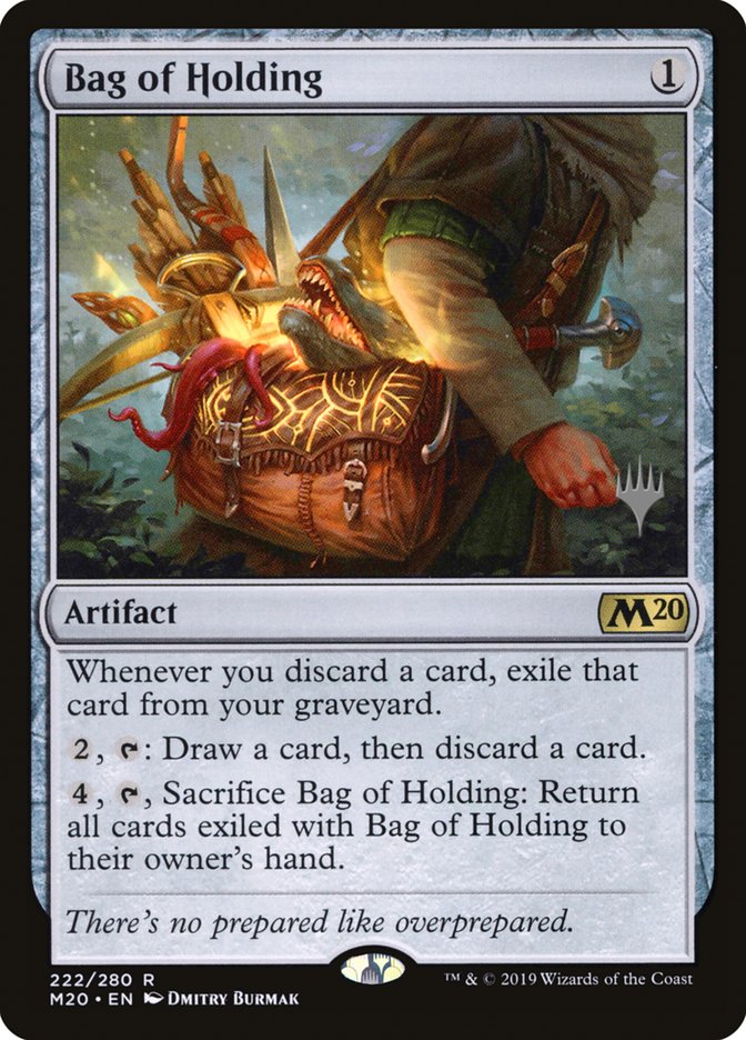 Bag of Holding (Promo Pack) [Core Set 2020 Promos] | Gate City Games LLC