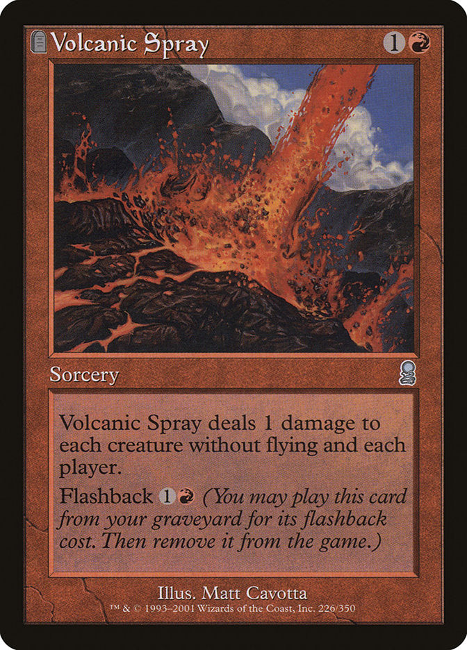 Volcanic Spray [Odyssey] | Gate City Games LLC