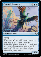 Coveted Peacock [Commander Masters] | Gate City Games LLC